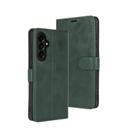 Samsung Galaxy S25 Fe Trend S Plus Kapaklı Kılıf - Yeşil