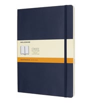 Moleskine Yumuşak Kapak Defter Safir Mavi (Çizgili - 19x25)