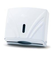 A Form ZHA-2 Z Katlama Attan Çekme Kağıt Havlu Dispenseri Havluluk - Beyaz - 23 Cm. - 1 Adet