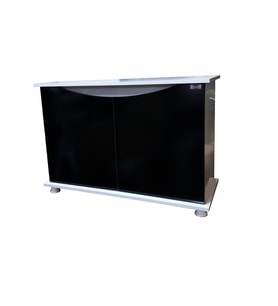 Kanki Pet 100 Cm MDF KP1004025SY Flex Siyah Kapaklı Akvaryum Sehpası 100x40x69 cm