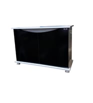 Kanki Pet 100 Cm MDF KP1004025SY Flex Siyah Kapaklı Akvaryum Sehpası 100x40x69 cm