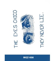 MGZ-008 THE EYES CHICO THEY NEVER LIFE YAZILI GÖZ DESEN ORTA BOY YARI KALICI DÖVME-TATTO