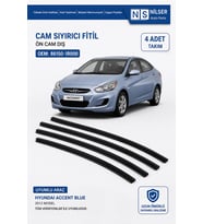 Hyundai Accent Blue 4 Kapı Dış Cam Sıyırıcı Fitil 2012-2017