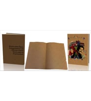 Hobi defteri / Kraft kağıt anı defteri / Nostaljik Defter