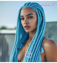 X-Pression Afrika Örgüsü ve Rasta İçin Sentetik saç  165GR-2513B-1