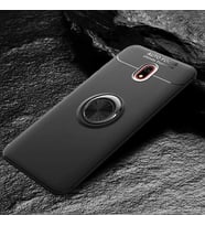 Xiaomi Redmi 8A Kılıf Yüzüklü Magnetli Ravel Case (Siyah)