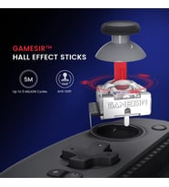 G8 Plus Bluetooth Mobile Game Controller for Switch & iOS & Android & Tablets, Wireless Gamepad with Hall Effect Joysticks/Hall Trigger, Play Minecraft, Genshin Impact, Call of Duty Mobile