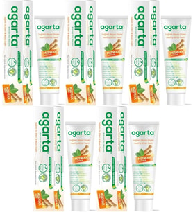 Agarta Doğal Diş Macunu 100ML Misvak özlü (5 Li Set)