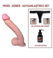 LilituShop 33 cm Belden Bağlamalı Realistik Dev Penis - Supremacy
