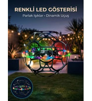 Koruyucu Kafesli Dron El Hareketiyle Kontrol Edilebilen Uçan