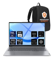 Lenovo Thinkbook 16 Gen 7 Core Ultra 5 125U 64GB Ram 2tb SSD 16" Fhd+ Freedos 21MS005KTRP334 Notebook + Per4 Çanta
