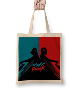 Daft Punk Bez Çanta Uzun Saplı