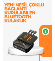 Şarj Kutulu Bluetooth Kulaklık – 2 Saatte Tam Şarj