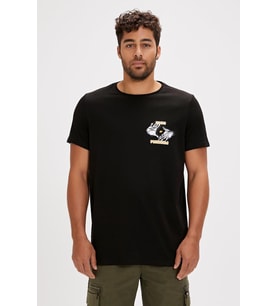 Bad Bear FOCUS T-SHIRT NIGHT Erkek Tişört Siyah S-XXL