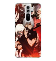 Xiaomi Redmi Note 8 PRO Uyumlu Tokyo Ghoul Kaneki Ken Tasarımlı Şeffaf Telefon Kılıfı