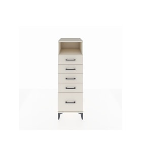 Kronos Dolap Tek Raflı 5 Çekmeceli 44x59x134 Aytaşı-Aytaşı
