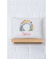 Pia Baby Premium %100 Pamuk İsme Özel Kız Bebek Yastık Kılıfı 35*45 cm 5057-12