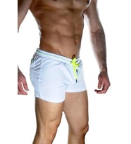 Erkek Beyaz Mini Mayo Short