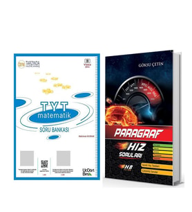 Üç Dört Beş TYT Matematik ile Hız ve Renk Paragraf Hız Soruları 2 Kitap Set