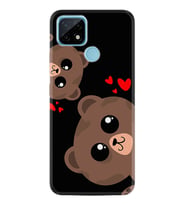 Realme C11 C21 C21Y C25Y C11 2021 Kılıf Desemli Silikon Love Animals 1780