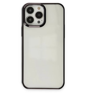 Newface Apple iPhone 14 Pro Max Kılıf Element Silikon - Siyah