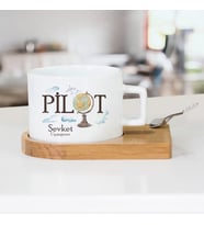 Kişiye Özel Pilotlara Özel Çay Fincanı
