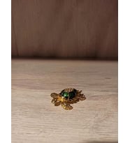 Swarovski Taşlı Kaplumbağa Mücevherlik / Dekoratif Biblo (Beyaz)