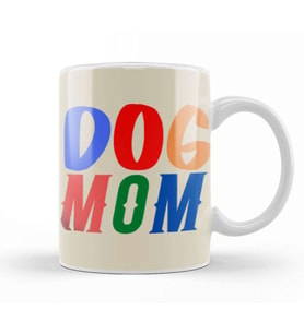 Funny Dog MOM Lover Gift For   Men Kupa Bardak Porselen