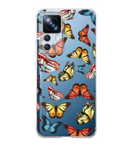 PrintiFy Xiaomi Mi 12T Pro ile Uyumlu Water Color 2  Kamera Korumalı Şeffaf  Kılıf