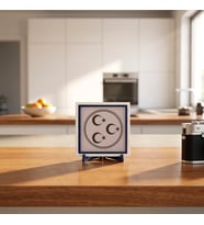 Minimalist Üç Hilal Desenli Masaüstü Objesi, Sevdikleriniz İçin Anlamlı Bir Hediye 10x10 cm
