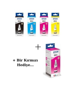 L605 Siyah Ve Renkli orjinal Mürekkep Kartuş Takımı + M