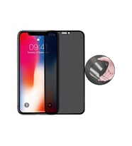 Apple Uyumlu   iPhone X Hayalet Seramik Ekran Koruyucu Tam Kaplayan Gizli