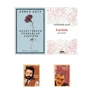 Hasretinden Prangalar Eskittim Ahmed Arif - Lavinia - Aşk Şiirleri Özdemir Asaf Defterli özel seti (Renksiz)