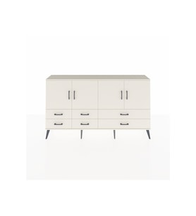 Arges Konsol 6 Raflı 6 Çekmeceli 4 Kapaklı 176x30x99 Aytaşı-Aytaşı