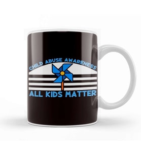 Child Kids Abuse Awareness Prevention Month April Support Kupa Bardak Porselen