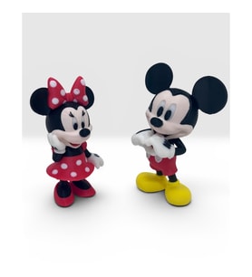 Mickey Mouse ve Minnie Mouse Figürü