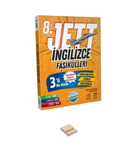 LGS 8. Sınıf Jett İngilizce Fasikülleri ve Telefon Standı
