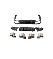 Mercedes C257 2000-2000 Tampon Difüzörü Arka Çıkış Egzoz Uçlu AMG M A2578859999 Wender