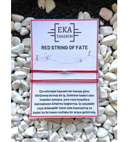 RED STRING OF FATE ÇİFT BİLEKLİĞİ KIRMIZI ÇİFT