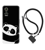 General Mobile GM 21 Pro GM 22 Pro Plus Kılıf Boyun Askılı Silikon Bay Bay Panda 1784