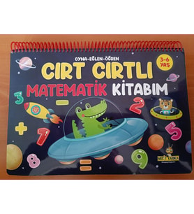 Yükselen Zeka Cırtlı Kitaplar- Oyna, Eğlen, Öğren Matematik (3-6 Yaş)