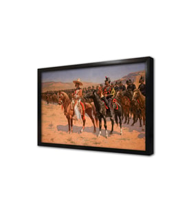 Frederic Remington Çerçeveli Mdf Tablo