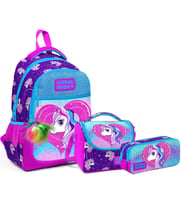 Coral High Adalinhome 3 Bölmeli Çanta Seti (Pembe)