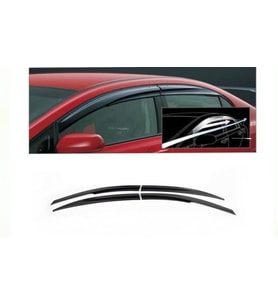 Isuzu D-max mugen cam rüzgarlığı 2018-2021 4 lü set Sunplex
