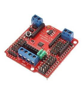 Arduino Xbee Sensör Bağlantı Kartı Kırmızı Siyah