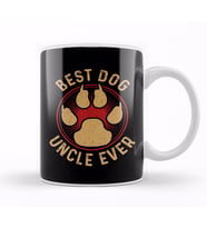 Best Dog Uncle Ever Awesome Dogsitter Family Kupa Bardak Porselen
