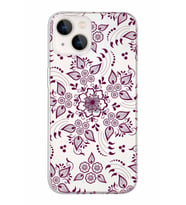 Apple iPhone 13 Uyumlu Kapak Nostalji Desen Tasarımlı Şeffaf Silikon Kılıf
