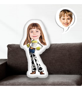 eJOYA Kişiye Özel Fotoğraflı Kovboy Toy Story Yastık 115605