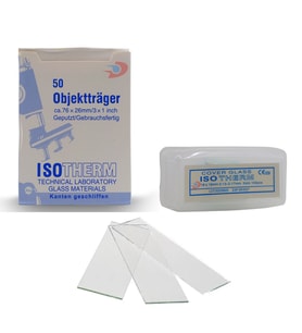 Mikroskop Lam ve Lamel Seti (Isotherm)(50 Adet Lam + 100 Adet, Ölçü : 18x18 Lamel)