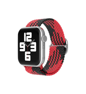 Mey İthalat® Watch 42Mm Kordon - Kırmızı-Siyah